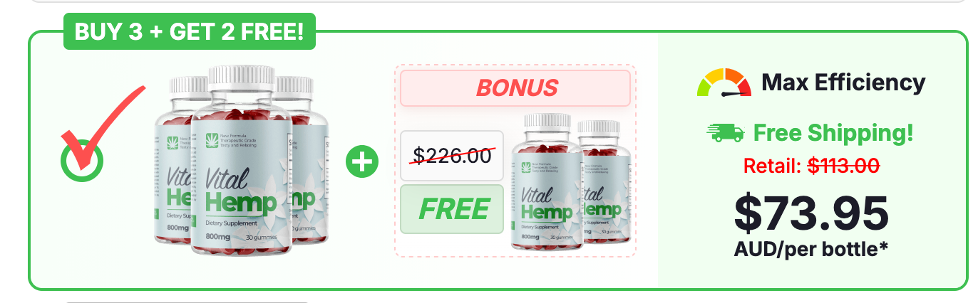 Vital Hemp Gummies Canada